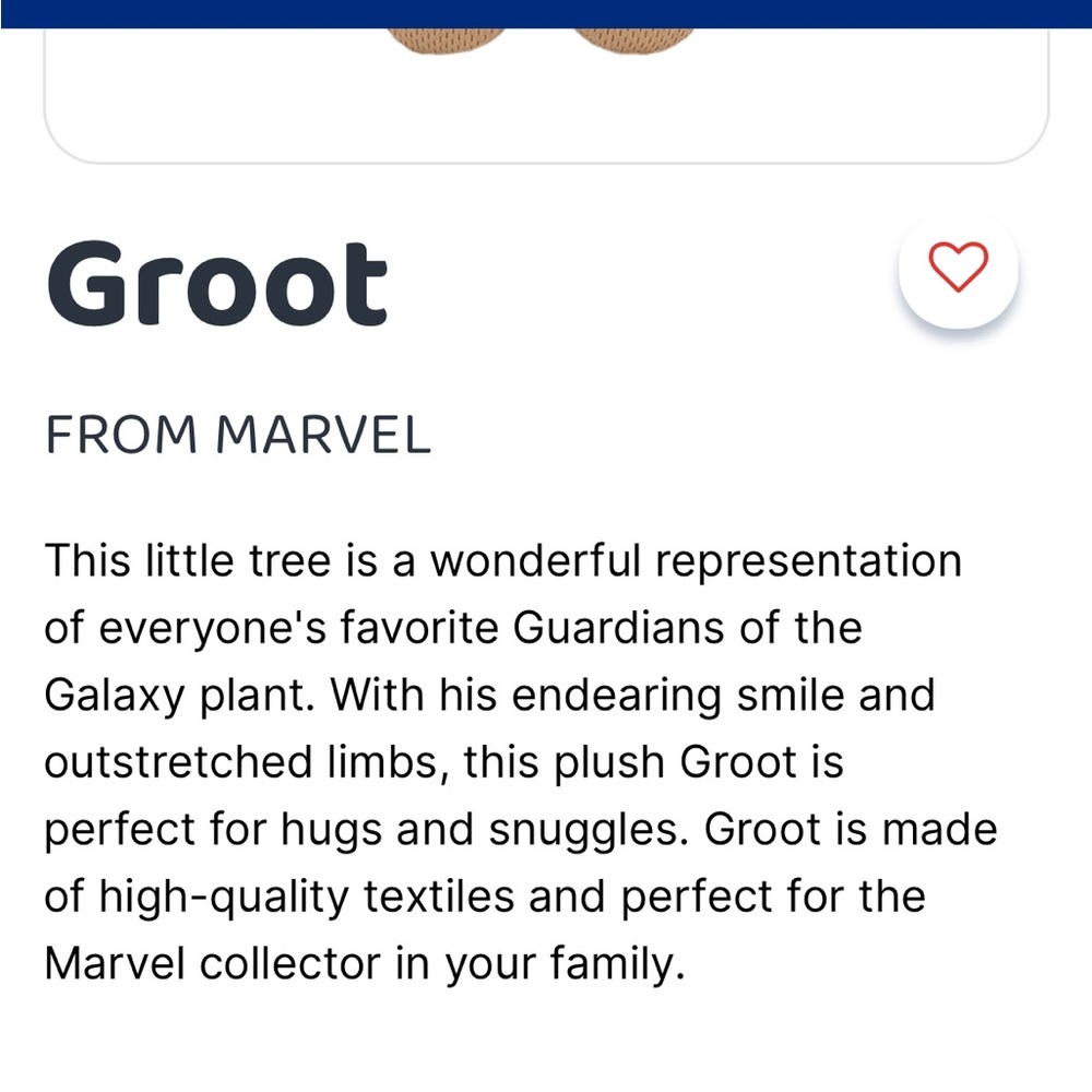 Groot Marvel Ty Beanie Babies l Brown Stuffed Animal Plush - Picture 7 of 10